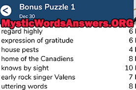 Pet pest crossword clue solution: House Pests 7 Little Words Bonus