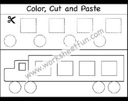 Use these preschool printable pages to help kids will enjoy learning shapes with these preschool worksheets at kidslearningstation.com. Cut And Paste Shapes Rectangle And Circle One Worksheet Free Printable Worksheets Worksheetfun