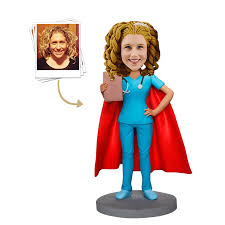 Doctor or Nurse with cape bobblehead