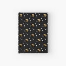 A malignant and invasive growth or tumor, especially one originating in epithelium, tending to recur after excision and to metastasize to other sites. Cancer Zodiac Hardcover Journals Redbubble