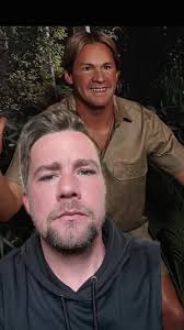 You cant tell me thats him… 🧐🧐🧐 #steveirwin #australia #aussie  #crocodilehunter #wax #madametussauds #fy #pov