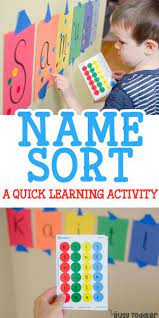 Jumpstart's toddler activities give parents plenty of ideas on how to keep knowing this, jumpstart has fun and safe outdoor activities ideas along with the many indoor activities ideas for toddlers. Easy Activity For Name Recognition Alphabet Activities Preschool Preschool Learning Activities Preschool Learning