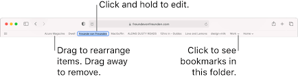 Please click insert > bookmark. Customize The Safari Browser Window On Mac Apple Support