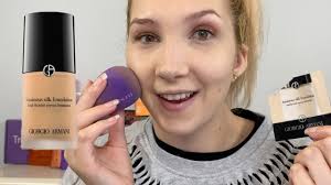 While it is expensive, it's a product worth saving up for or spoiling yourself with; Giorgio Armani Luminous Silk Foundation Sample Review Wear Test Youtube