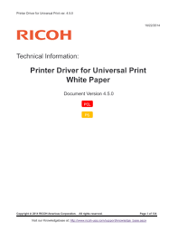 Check spelling or type a new query. Ricoh Pcl6 Driver Technical Information Manualzz