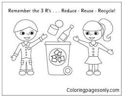 Choose your favorite coloring page and color it in bright colors. Boy And Girl Recycling Coloring Pages Nature Seasons Coloring Pages Coloring Pages For Kids And Adults