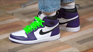 Air Jordan 1 Court Purple How To Style Youtube