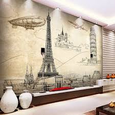 خلفية مرآة الانتهاء من خلفيات Diy الحنين العمارة برج باريس نيويورك سيول كوريا الصخور خلفية Buy ورق حائط ذهبي وردي ورق حائط تلفزيون بشاشة إل سي دي تصاميم خلفية