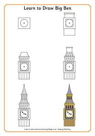 Learn To Draw Big Ben Big Ben London Drawing Big Ben London