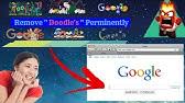 That's it, all doodles are now removed and you'll see a blank space instead, when visiting the google homepage. How To Hide Google Doodles On The Chrome New Tab Page In Windows Youtube