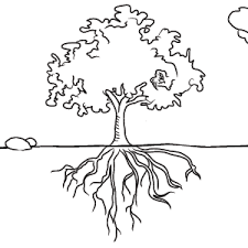 Elizabeth Family Tree Black And White With Roots Clipart Snowjet Co Tree With Roots Drawing Tree Drawing Family Tree Clipart
