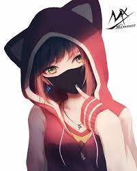 Discover and share the best gifs on tenor. Anime Girls Anime Mask Yellow Eyes Face Hoods Mx Shimmer Wallpaper Resolution 1080x1350 Id 536675 Wallha Com