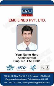 The professional id card design template may work well for those who want an id card design with a black background. Coimbatore Ph 97905 47171 Free Photo Id Card Designs Employee Id Card Id Card Template Card Templates Free