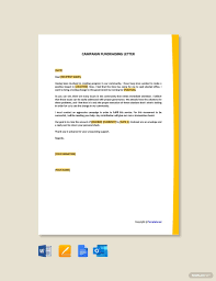 Free Campaign Fundraising Letter Template Word Google Docs Apple Pages Outlook In 2020 Fundraising Letter Letter Template Word Letter Templates