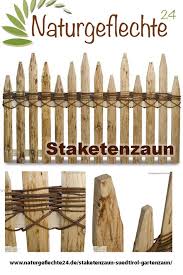 Staketenzaun Sudtirol Gartenzaun Naturzaun Gartenzaun Und Garten Zaun Ideen