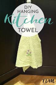 Kitchen towel hanger ideas to hang. Hanging Kitchen Hand Towel Easy Diy Tutorial