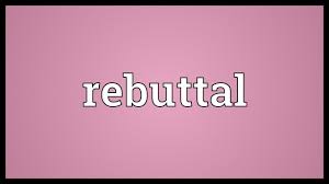 Rebuttal Meaning Youtube