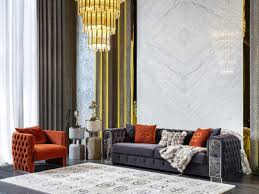 Creating an open mod living room in your home or office begins with the right living room furniture. Modern Luxury Living Room Furniture Contemporary Living Sofa