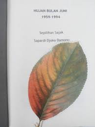 Pilihan sajak damono, sapardi djoko on amazon.com. Menikmati Hujan Bulan Juni Sepilihan Sajak Halaman All Kompasiana Com