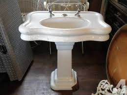 antique american standard pedestal sink