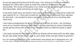 Read on to find the perfect sample appreciation messages for employees right here. Sample Invitation Letter For New Year Party Free Letters