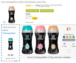 4.7 out of 5 stars. Total Couponery Lenor Unstoppables For 50p With Coupon And Cashback Lenor Unstoppables Lavish Fragrance 275g Showing As 2 50 On Morrisons Website As We Know Prices Shown On Their Website Aren T Always