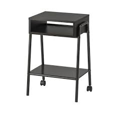 Vikhammer Nightstand Black 23 5 8x15 3 8 Ikea In 2020 Black Bedside Table Nightstand Bedside Table
