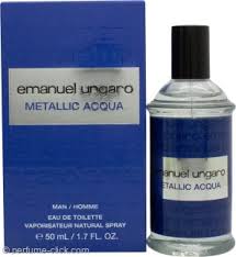 Emanuel Ungaro Metallic Acqua Men Eau de Toilette 1.7oz (50ml) Spray