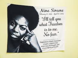 Buy Nina Simone Wall Tapestry, Black History Month Art, Music Art,  Afrocentric Home Decor, Famous Quotes, Jazz Art, Civil Rights Movement  Online in India