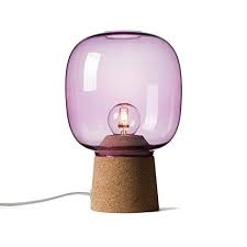 Enrico Zanolla Picia Glas Und Kork Tischlampe Lila Ltpc23pc Online Kaufen Bei Woonio Tischlampen Lila Lampe Anhanger Lampen