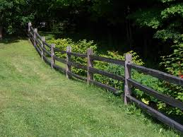 Split rail fence and landscaping; Post And Rail Fences Whitmore Fence