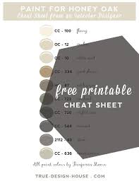 Should i spray or brush and roll my cabinets? The Best Wall Paint Colors To Go With Honey Oak True Design House Best Wall Paint Wall Paint Colors Honey Oak