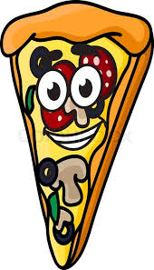 Cartoon Pizza Slice Stock Vektor Colourbox Sliced pizza isolated on white background.