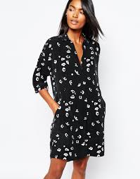 Whistles Lola Dress In Abstract Print Fashion Latest Fashion Clothes Casual Dresses