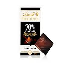 lindt excellence 70 cacao chocolate