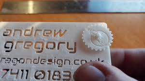Within this area of 3d printing, you can create products to sell to consumers. 3d Printed Business Card Youtube