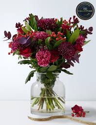 We did not find results for: Marks And Spencer Gorgeous Shades Of Red Delivered Straight To Your Door With Red Roses Carnations Chrysanthemum Blooms Rosehips And Much More Our Collection Bloom Of The Month Bouquet Is