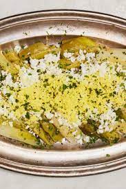 Leeks Vinaigrette With Sieved Egg Recipe Recipe Leeks Nyt Cooking Nytimes Recipes