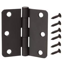 I recently removed all cabinets to redo them. The Everbilt 3 1 2 In X 1 4 In Radius Smooth Action Door Hinge Features A Removable Pin Which Provides Easier Installation Or In 2021 Bronze Door Hinges Action Door