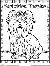 40+ yorkie coloring pages for printing and coloring. Yorkie Worksheet Education Com