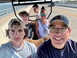 Clearwater Beach USA, 70 degrees, busy day