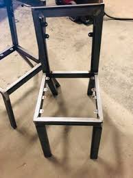 pin by ricardo genoves on sillas de metal steel dining chair steel chair frame metal furniture design