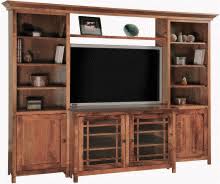 Several styles of mission tv stands with bookcases and shelves are available. Mission Style Entertainment Centers Amish Outlet Store