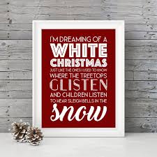 For Sale On Etsy White Christmas I M Dreaming Of A White Christmas 11x14 Christmas Home Dec White Christmas Quotes White Christmas Movie Red Christmas Decor