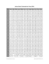 46 Proper Julian Calendar Chart