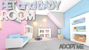 See more ideas about cute room ideas, adoption, roblox. Pet And Baby Room Adopt Me Speed Build Roblox Youtube