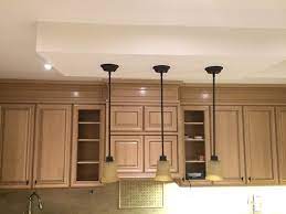 Kitchen lighting vaulted ceiling creative lighting pendants and. Drop Ceiling Box Above Island