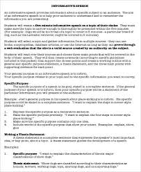 Outline the organization of your explanation •example: Free 7 Informative Essay Samples In Ms Word Pdf