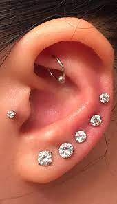 Multiple Pictures Placement Ideas Ft Tragus In 2019 Ear In 2020 Ear Piercings Ear Piercings Tragus Multiple Ear Piercings