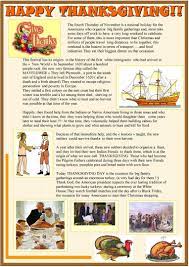 Happy Thanksgiving 2 Page Reading Activity Worksheet Free Esl Printable Worksheets Made By Tea Thanksgiving Lessons Thanksgiving Readings Reading Activities
